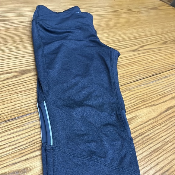 Asics Gray Leggings, like new, extra details are sheer back knee, pocket on back - Picture 3 of 5